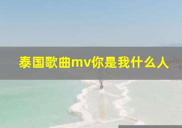 泰国歌曲mv你是我什么人