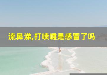 流鼻涕,打喷嚏是感冒了吗