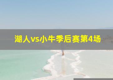 湖人vs小牛季后赛第4场