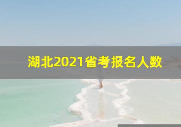 湖北2021省考报名人数