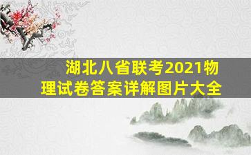 湖北八省联考2021物理试卷答案详解图片大全