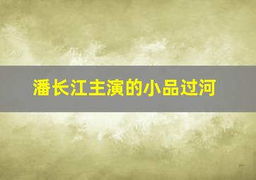 潘长江主演的小品过河