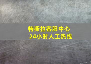 特斯拉客服中心24小时人工热线