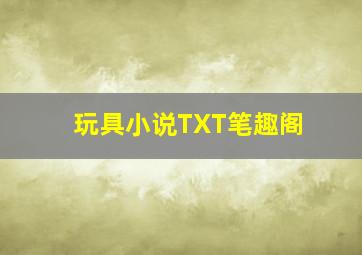 玩具小说TXT笔趣阁