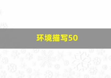 环境描写50