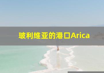 玻利维亚的港口Arica