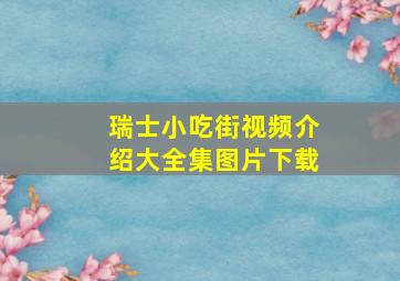 瑞士小吃街视频介绍大全集图片下载