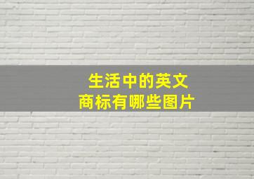 生活中的英文商标有哪些图片