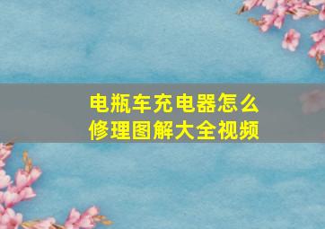 电瓶车充电器怎么修理图解大全视频