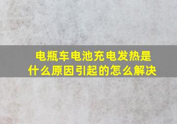 电瓶车电池充电发热是什么原因引起的怎么解决