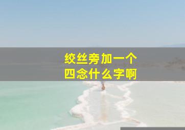 绞丝旁加一个四念什么字啊