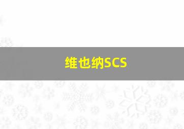 维也纳SCS