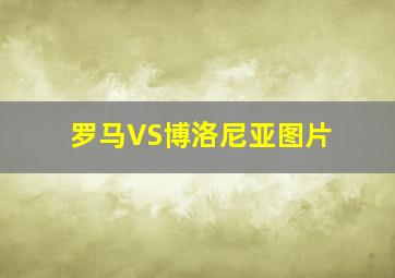 罗马VS博洛尼亚图片