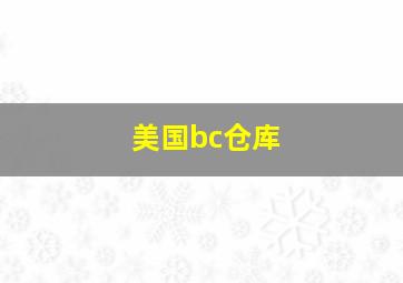 美国bc仓库