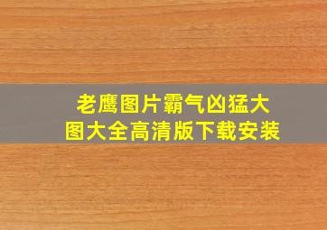 老鹰图片霸气凶猛大图大全高清版下载安装