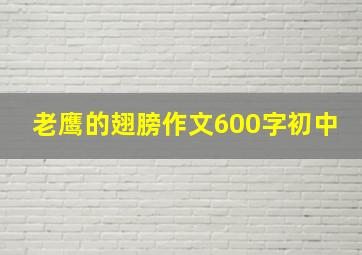 老鹰的翅膀作文600字初中