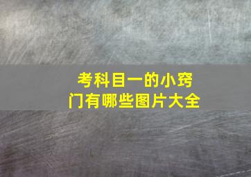 考科目一的小窍门有哪些图片大全