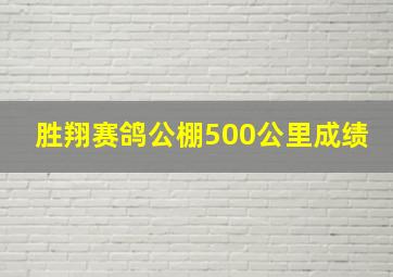 胜翔赛鸽公棚500公里成绩