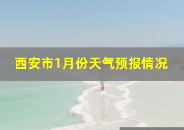 西安市1月份天气预报情况