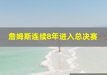 詹姆斯连续8年进入总决赛