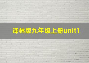 译林版九年级上册unit1