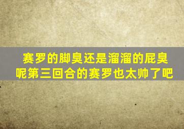 赛罗的脚臭还是溜溜的屁臭呢第三回合的赛罗也太帅了吧