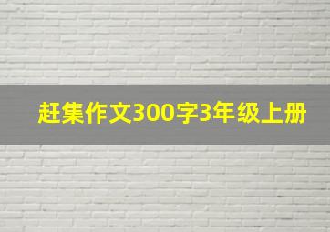 赶集作文300字3年级上册