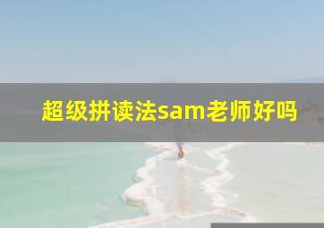 超级拼读法sam老师好吗