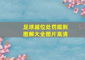 足球越位处罚规则图解大全图片高清