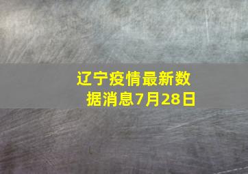 辽宁疫情最新数据消息7月28日