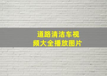 道路清洁车视频大全播放图片