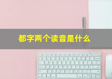 都字两个读音是什么