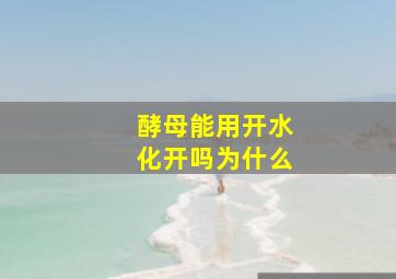 酵母能用开水化开吗为什么