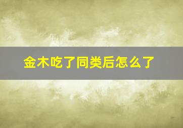 金木吃了同类后怎么了