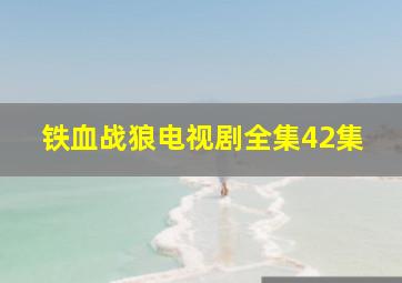 铁血战狼电视剧全集42集