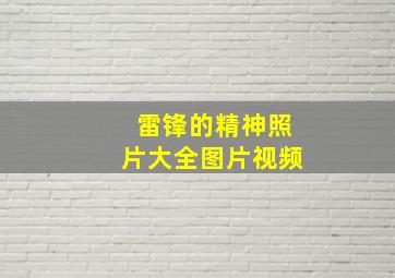 雷锋的精神照片大全图片视频