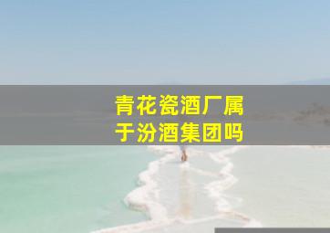 青花瓷酒厂属于汾酒集团吗