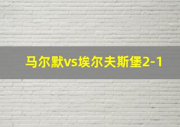 马尔默vs埃尔夫斯堡2-1