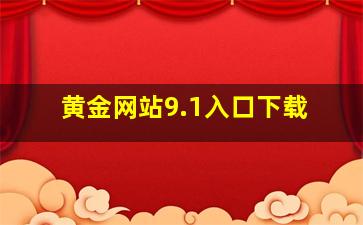 黄金网站9.1入口下载