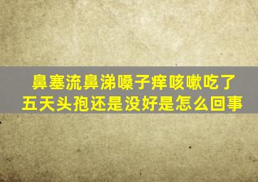 鼻塞流鼻涕嗓子痒咳嗽吃了五天头孢还是没好是怎么回事