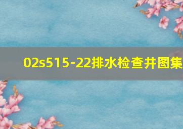 02s515-22排水检查井图集