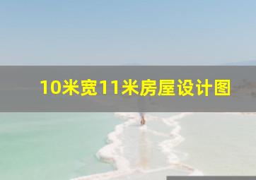 10米宽11米房屋设计图