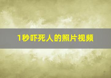 1秒吓死人的照片视频