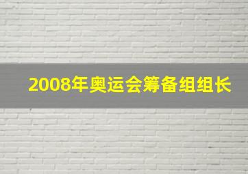 2008年奥运会筹备组组长