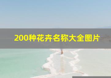 200种花卉名称大全图片