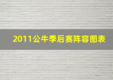 2011公牛季后赛阵容图表