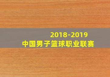 2018-2019中国男子篮球职业联赛