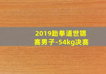 2019跆拳道世锦赛男子-54kg决赛