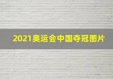 2021奥运会中国夺冠图片