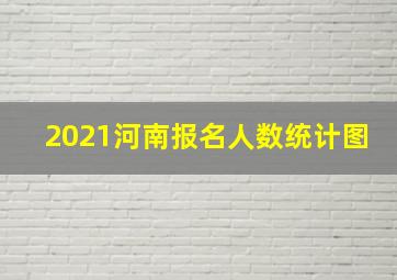 2021河南报名人数统计图